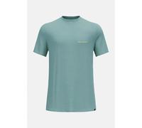 Odlo Merino Graphic T-Shirt für Herren - Wandern, Casual Comfort - blau, S