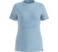 Odlo Merino Tencel Hyper Map Kurzarm-t-shirt S Baby Blue