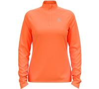 Odlo MIDLAYER 1/2 ZIP CARVE LIGHT Damen Funktionssweatshirt, orange, größe XS