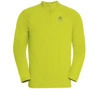 ODLO Midlayer 1/2 Zip Essentials Ceramiwarm - Langarm-Shirt mit Reißverschluss - Herren M Light Green