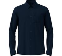Essentials Langarm-Wandershirt Herren dark sapphire-L