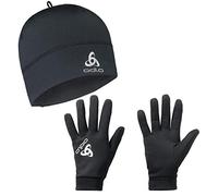 Odlo Polyknit Mütze und Stretchfleece Liner Warm Handschuhe M