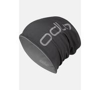 Odlo Mütze für Herren und Damen Reversible | Odlo Steel Grey - Schwarz | Einheitsgröße | Winter Sportmütze | Beanie