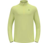 Odlo The Essentials Ceramiwarm Half-zip Mid Layer shadow lime (40440) L