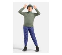 Odlo The Essentials Kids' Grid Fleece Half-zip Multisport Mid Layer shadow melange (11003) 140