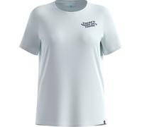 Odlo Cotton Blend There's More Out There T-Shirt für Damen - Wandern, Casual Comfort - blau, M