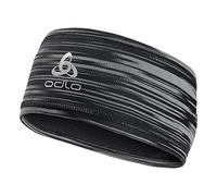 Odlo Unisex Polyknit Light ECO Print Stirnband, Black Reflective, 762770, Einheitsgröße