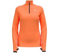 Odlo W MID LAYER 1/2 ZIP AXALP CERAMIWARM Damen Sportsweatshirt, orange, größe M