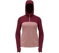 Odlo W PERFORMANCE WOOL X-WARM HOODY Damen Sweatshirt, lachsfarben, größe XS