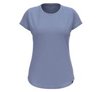 ODLO Wandershirt Damen Essential Natural I Funktionsshirt Wandern Atmungsaktiv I Polo Shirt