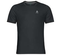 Odlo Wandershirt Herren F-Dry | Schwarz | Größe XL | Atmungsaktives Funktionsshirt mit UV-Schutz 30+ | schnelltrocknendes Outdoor T-Shirt