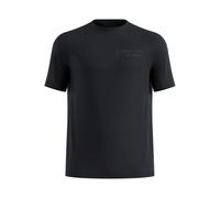 OdloHerrenEssential Print T-Shirt Crew Neck s/s Mschwarz M schwarz
