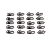 OEBUAFI Schnürsenkelhaken für, 20-teilige Schnürsenkelschnallen und Schnürsenkelbeschläge mit Nieten für die Reparatur von Outdoor-Campingausrüstung und -Bastelzubehör