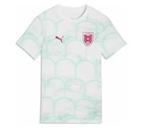 Puma Österreich Ftblculture AOP Kinder T-Shirt, weiß 176