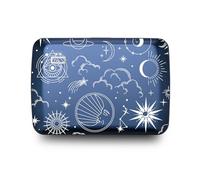 ÖGON -DESIGNS- Aluminium Kartenetui mit Metallverschluss, RFID-Schutz vor Betrug und Entmagnetisierung, Kompakte Geldbörse, Modell Smart Case Oslo