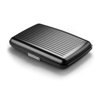 ÖGON -DESIGNS- Aluminium Kartenetui mit Metallverschluss, RFID-Schutz vor Betrug und Entmagnetisierung, Kompakte Geldbörse, Modell Smart Case Stockholm