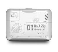 ÖGON -DESIGNS- Aluminium Kartenetui mit Metallverschluss, RFID-Schutz vor Betrug und Entmagnetisierung, Kompakte Geldbörse, Modell Smart Case Oslo