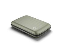OGON Aluminium Geldbörse Smart Case V2 - Einfache Lagerung - Metallverschluss - Kartenetui mit RFID-Schutz - Bis zu 10 Karten und Banknoten (Matte Farbe Cactus Green)