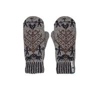 ÖJBRO VANTFABRIK 1 Paar Fäustlinge Gr. L (10-11) Wolle Strick-Handschuhe 4-lagige Merinowolle Winter-Handschuhe aus Schweden, Fausthandschuh Damen & Herren, extra warm & weich - Yggdrasil Liv