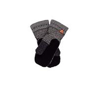 ÖJBRO VANTFABRIK 1 Paar Fäustlinge mit Ledereinsatz M (7-9) Wolle Strick-Handschuhe 4-lagige Merinowolle Wildleder Winter-Handschuhe aus Schweden, Damen & Herren, extra warm & weich - Skaftö Sot