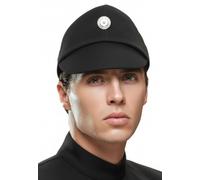 OEM Star Wars Imperial Officer Cap Hat Wear Kostüm Schwarz Grau, Schwarz, Größe Large