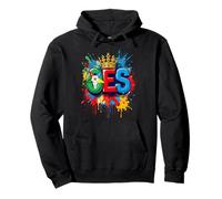 OES Queen Crown Watercolor Drip Order of The Eastern Star Pullover Hoodie