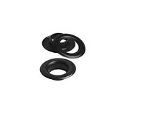 Ösen mit Gegenscheiben, stahl, in verschiedene Beschichtungen und Größen (1000, 4mm / 8mm Schwarz)