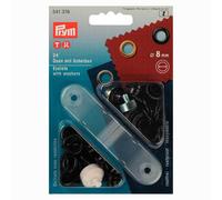 Ösen mit Scheiben brüniert 8mm 24 Stück