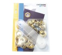 Ösen und Scheiben 8 mm, 30 Stück