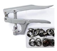 Ösenzange set Ösen Set mit Werkzeug 80set Schwarz Φ14mm Ösen-Set Ösen-Set mit Ösen-Einstellwerkzeug für Außenwerbung Schnürsenkel, Kleidung, Rucksack, Schuhleder, Tüllen