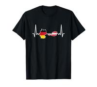 Österreich Deutschland Karte Flagge Deutsch Österreicher T-Shirt