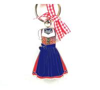 Österreich Dirndl Tracht Schlüsselanhänger Souvenir Austria Keychain Schleife