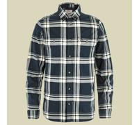 Fjällräven Hemd Övik Lite Flannel Shirt – grau/blau (Dark Navy/Chalk White) – Größe XL