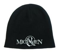 Of Mice & Men Logo Cotton Beanie - Of Mice & Men Band Logo Black Beanie Hat Official Merchandise Mens Womens Gift