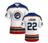 Off Campus Hockey Trikot Damen Herren Hockey Jersey Graham 44 & Logan 22 & Tucker 46 & Di Laurentis 66 Jersey Shirt Casual Kurzarm Tshirt Sport Streetwear Top für Damen Herren