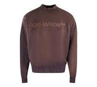 Off-White Laundry Logo Skate Fit Aubergine Lila Sweatshirt L