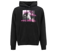 Off-White Tornado Type Design Slim Fit Schwarzer Kapuzenpullover S