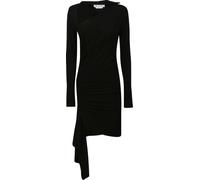 Off-White - Vi-crepe Draped Mini Dress Black - Größe 42 - schwarz