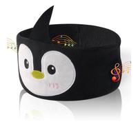OFFCUP Bluetooth Schlafmaske Kinder Augenmaske, Schlafkopfhörer Bluetooth | Stirnband Kopfhörer, Musik Schlafen Stirnband Schlaf Kopfhörer Headband Schlafbrille für Kinder Nickerchen Reisen-Pinguin