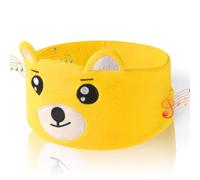 OFFCUP Bluetooth Schlafmaske Kinder Augenmaske, Schlafkopfhörer Bluetooth | Stirnband Kopfhörer, Musik Schlafen Stirnband Schlaf Kopfhörer Headband Schlafbrille für Kinder Nickerchen Reisen-Kleiner Bär