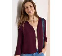 Cecil Kurzjacke CECIL Damen Gr. S (38) sweet grape rot – Stoff, unifarben, abgesteppt, comfort fit