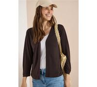 Cecil Offener Cardigan Damen – 3/4-Ärmel, 65% Viskose/35% Polyester – Braun Cacao XL (44)