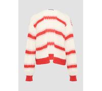 Offene Strickjacke mit Blockstreifen M creme|mehrfarbig|pink 2164414.40G0.M