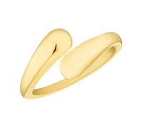 Offener Damenring aus Edelstahl, IP Gold