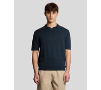 Offenes Kragen Feinstrick Poloshirt XS