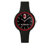 Official A.C. Milan Lowell New One black P-MN480XN3 silicone men's watch, time only