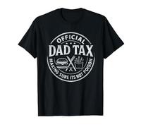 Official Dad Tax Funny Father Food Tester Preisgünstiges Grafik-T-Shirt, Herren, Schwarz, S