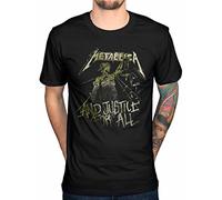 Official Metallica Vintage Justice T-Shirt Band Heavy Metal James Hetfield Death Magnetic