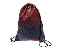 Official West Ham Utd Football Club Gym School Bag Claret Blue Fade Design