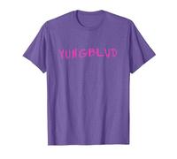 Official YUNGBLUD Logo D Alternative Rockmusik T-Shirt, Herren, Heidekrautlila, L